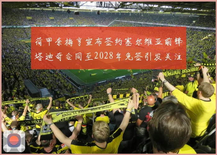 荷甲奈梅亨宣布签约塞尔维亚前锋塔迪奇合同至2028年免签引发关注